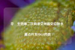 华芢生物第二次向港交所递交招股书 重点开发PDGF药物